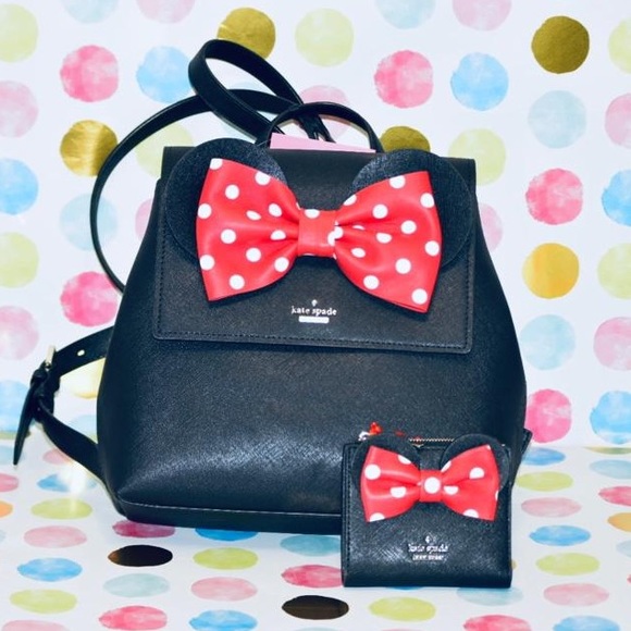 Kate spade Minnie Mouse backpack & wallet set - Picture 2 of 12